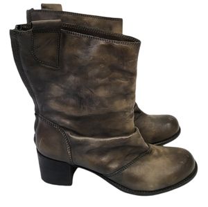 AREA Forte Boots/‎ Booties with Zipper Closure